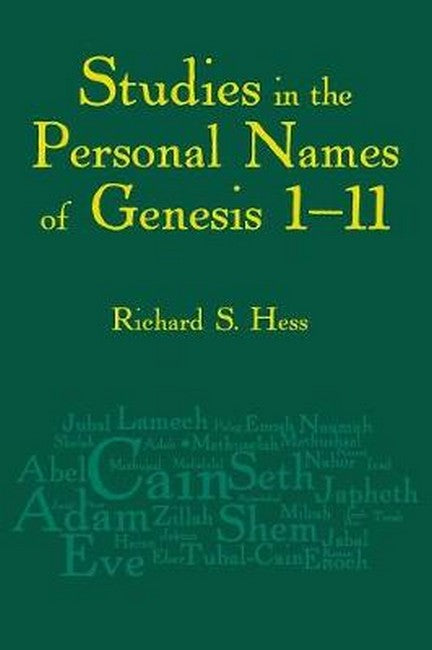 Studies in the Personal Names of Genesis 1-11 cover