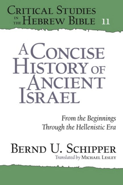 A Concise History of Ancient Israel cover
