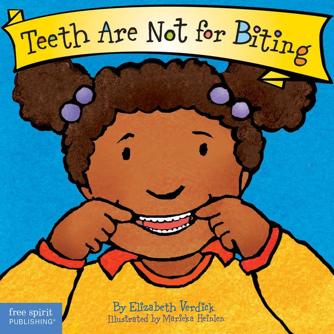 Teeth Are Not for Biting Board Book cover