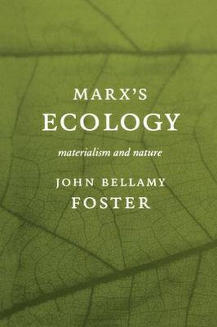 Marx's Ecology cover