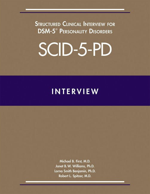 Structured Clinical Interview for DSM-5 (R) Personality Disorders (SCID-5-PD) cover