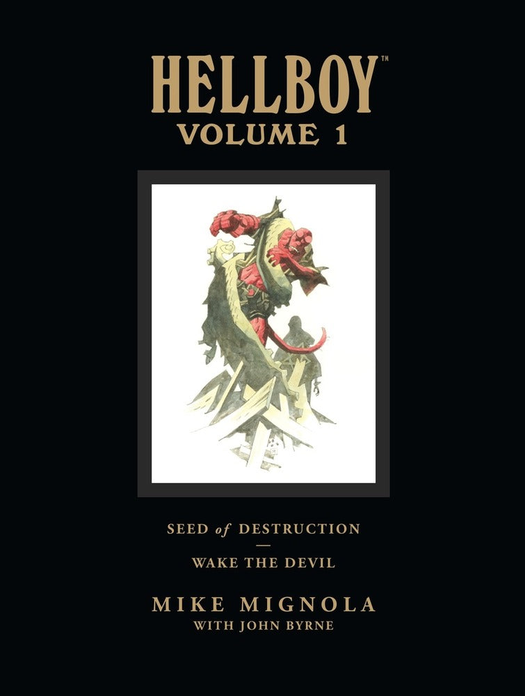 Hellboy Library Volume 1: Seed of Destruction and Wake the Devil book cover