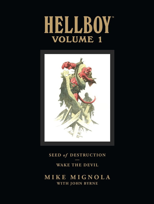Hellboy Library Volume 1: Seed of Destruction and Wake the Devil book cover