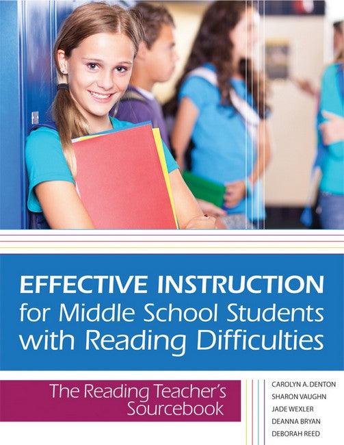 Effective Instruction for Middle School Students with Reading Difficulties cover