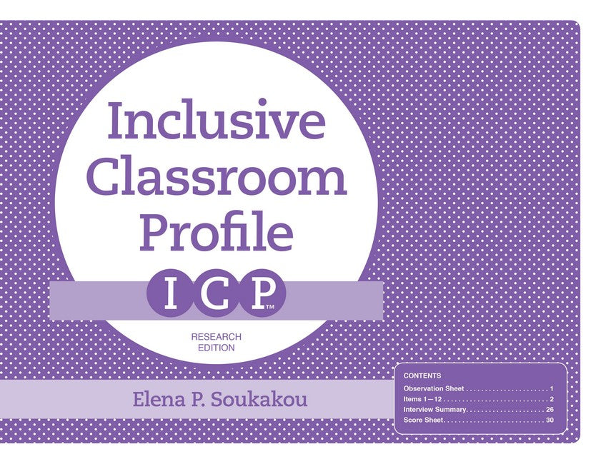 The Inclusive Classroom Profile (ICP (TM)) Forms cover