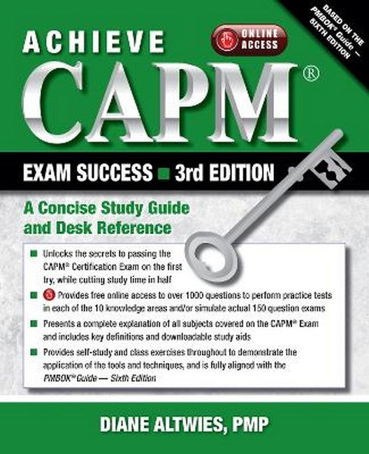 Achieve CAPM Exam Success 3/e cover