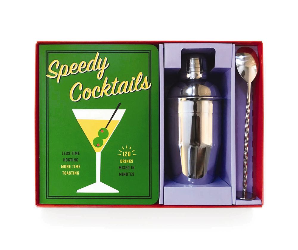 Speedy Cocktail Kit: 120 Drinks Mixed in Minutes (Including a Jigger, Muddler, and Mixer)