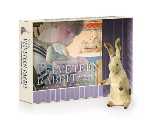 Velveteen Rabbit Plush Gift Set: The Classic Edition Board Book + Plush Stuffed Animal Toy Rabbit Gift Set