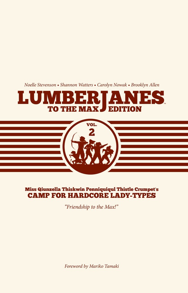 Lumberjanes To The Max Vol. 2 book cover