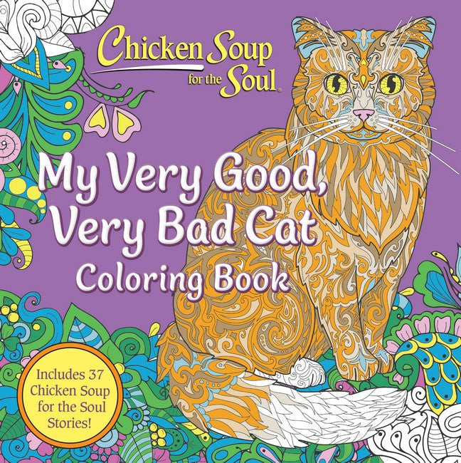 Chicken Soup for the Soul: My Very Good, Very Bad Cat Coloring Book cover