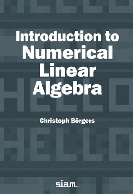 Introduction to Numerical Linear Algebra cover