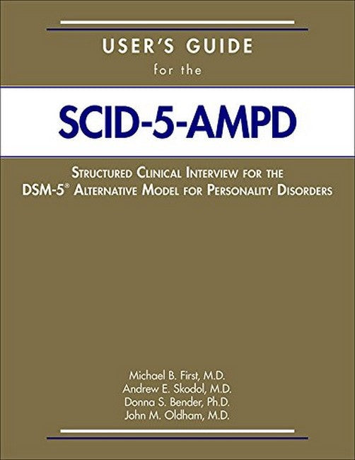 User's Guide for the Structured Clinical Interview for the DSM-5 (R) Alternative Model for Personality Disorders (SCID-5-AMPD) cover