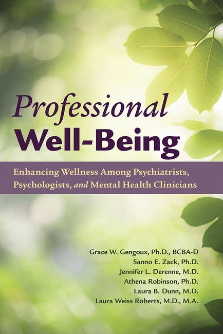Professional Well-Being cover
