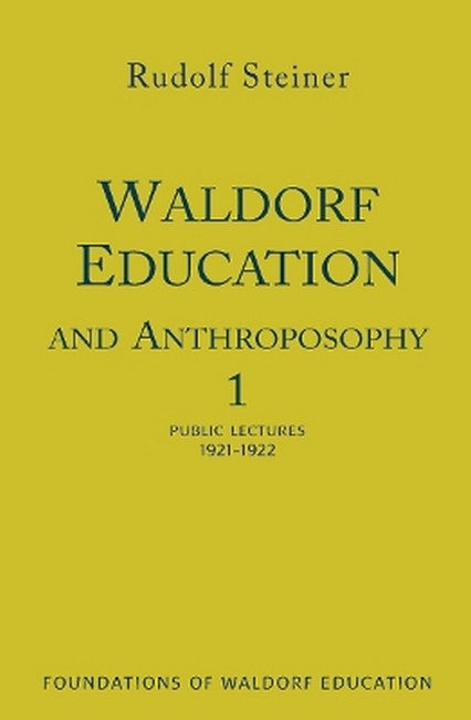 Waldorf Education and Anthroposophy 1 cover