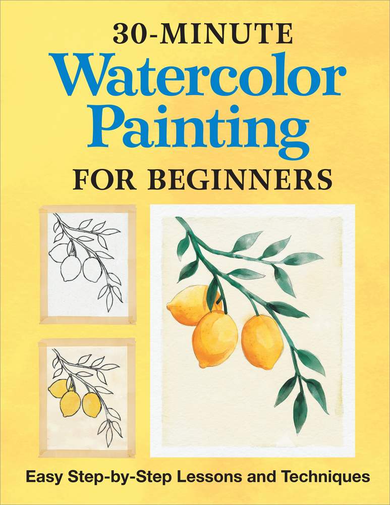 30-Minute Watercolor Painting for Beginners book cover