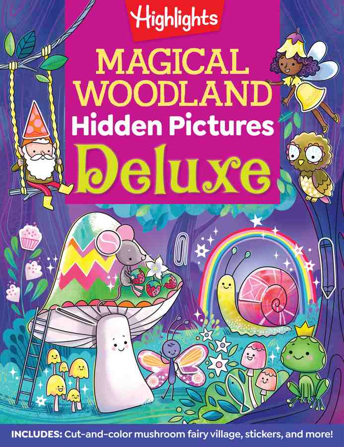 Magical Woodland Puzzles Deluxe book cover