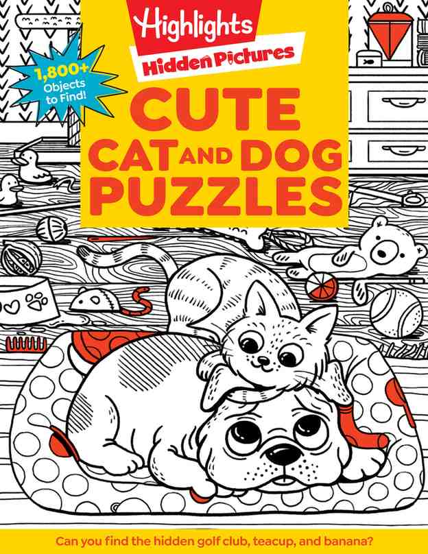 Cute Cat and Dog Puzzles book cover