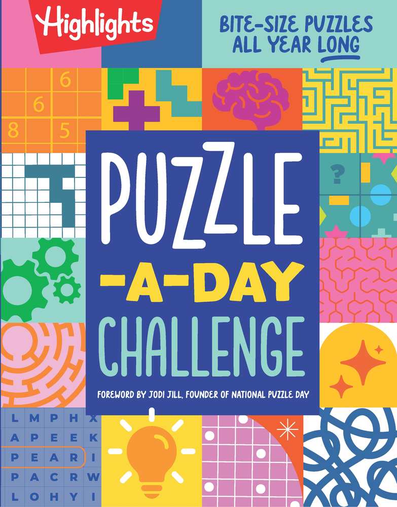 Puzzle-a-Day Challenge: Bite-Size Puzzles All Year Long book cover