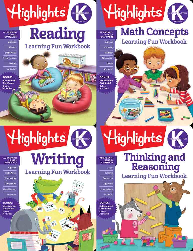 Highlights Kindergarten Learning Workbook Pack book cover