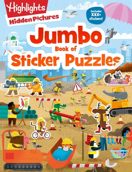 Jumbo Book of Sticker Puzzles book cover