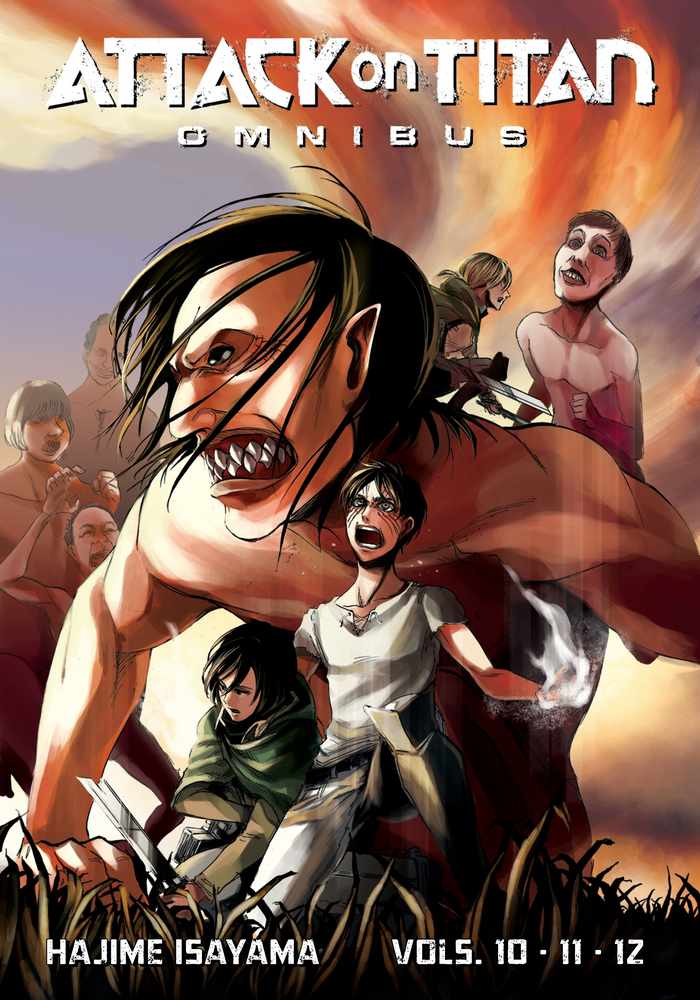 Attack on Titan Omnibus 4 (Vol. 10-12) book cover