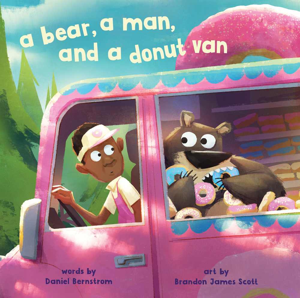 A Bear, a Man, and a Donut Van book cover