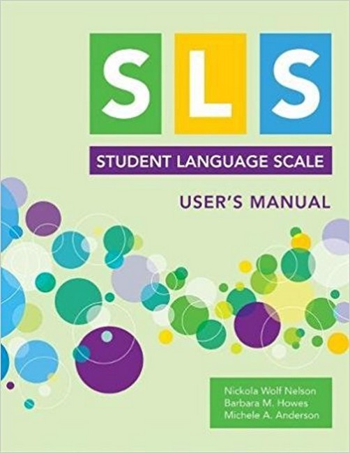 Student Language Scale (SLS) User's Manual cover