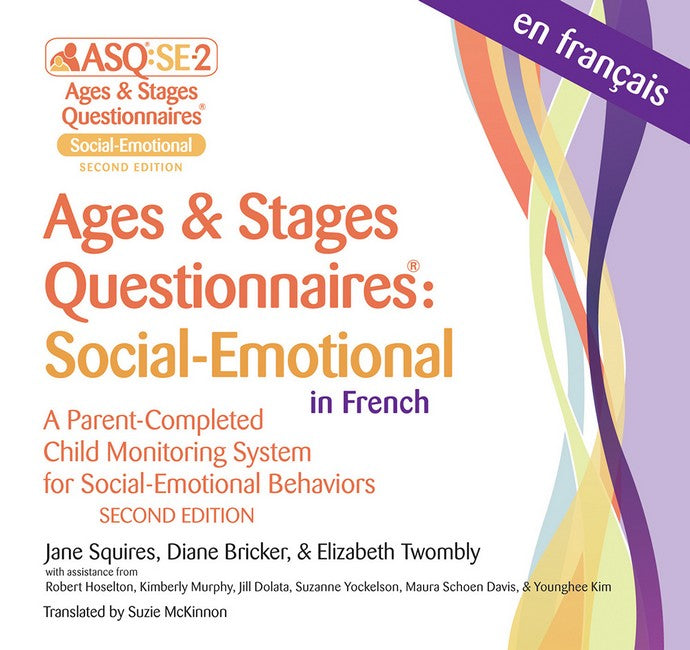 Ages & Stages Questionnaires: Social-Emotional (ASQ:SE-2) Questionnaires cover