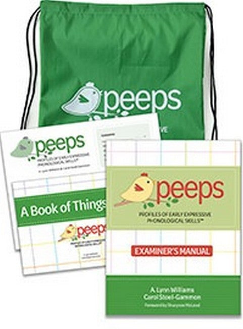 Profiles of Early Expressive Phonological Skills (PEEPS (TM)) Assessment Kit cover