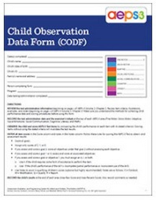 Assessment, Evaluation, and Programming System for Infants and Children (AEPS (R)-3) cover