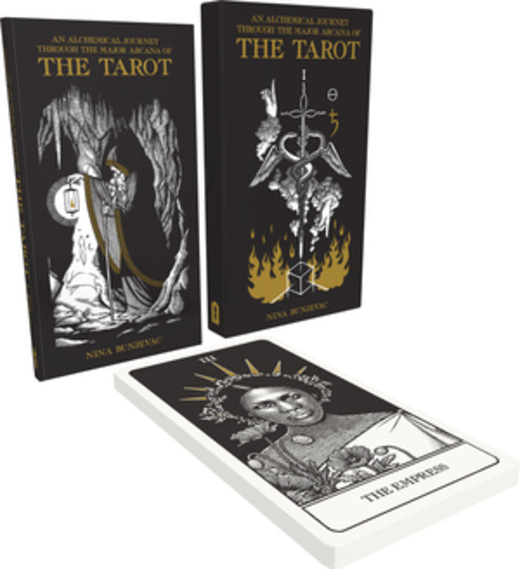 An Alchemical Journey Through the Major Arcana of the Tarot: A Spiritually Transformative Deck and Guidebook cover