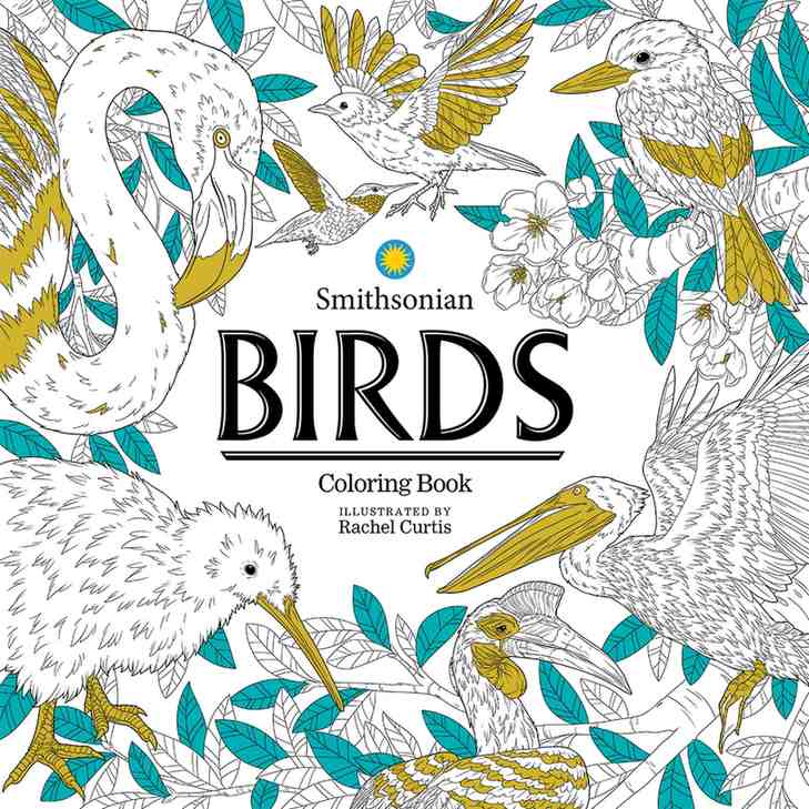Birds: A Smithsonian Coloring Book book cover