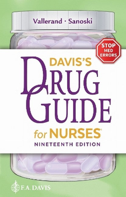 Davis's Drug Guide for Nurses cover