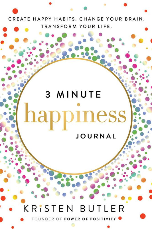 3 Minute Happiness Journal book cover