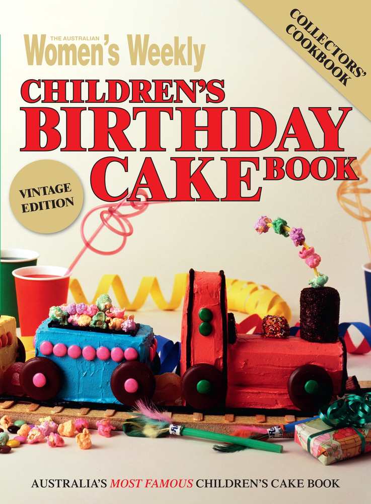 Children's Birthday Cake Book - Vintage Edition book cover