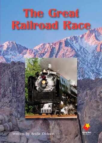 The Great Railroad Race book cover