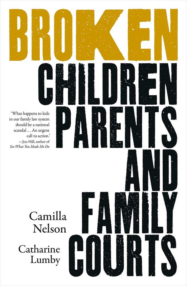 Broken book cover