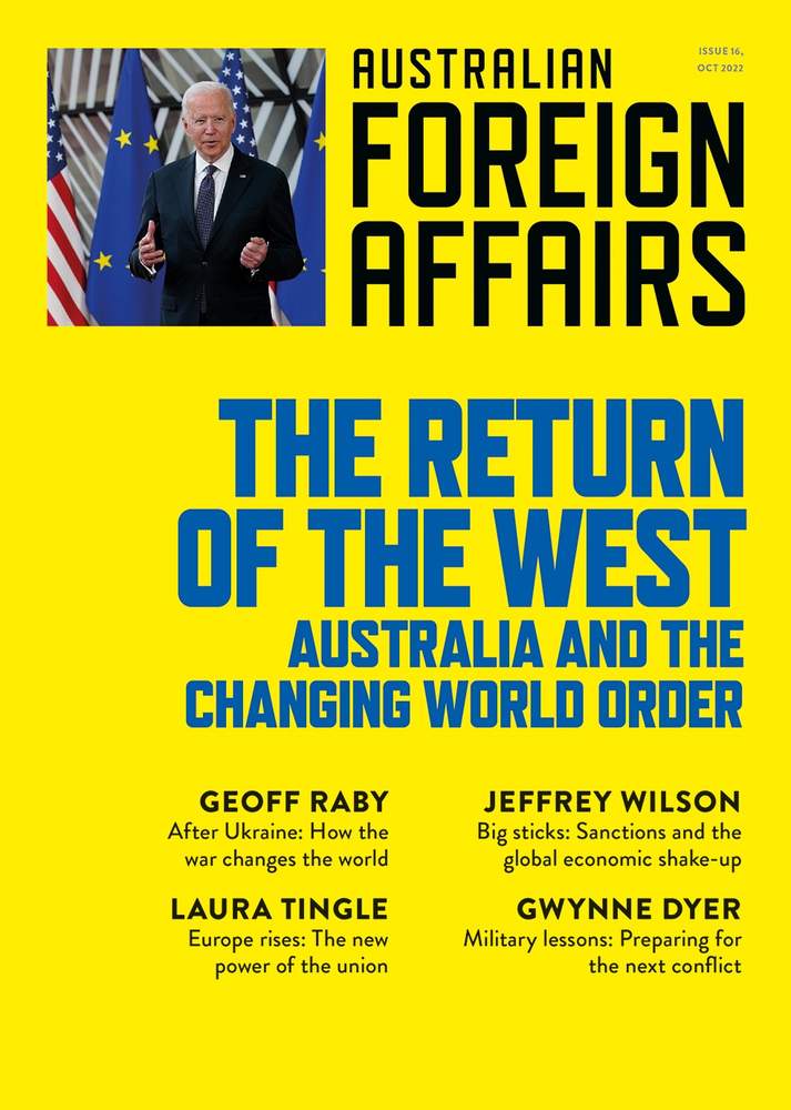 The Return of the West: Australia and the Changing World Order book cover