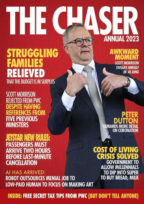 The Chaser Annual 2023 book cover