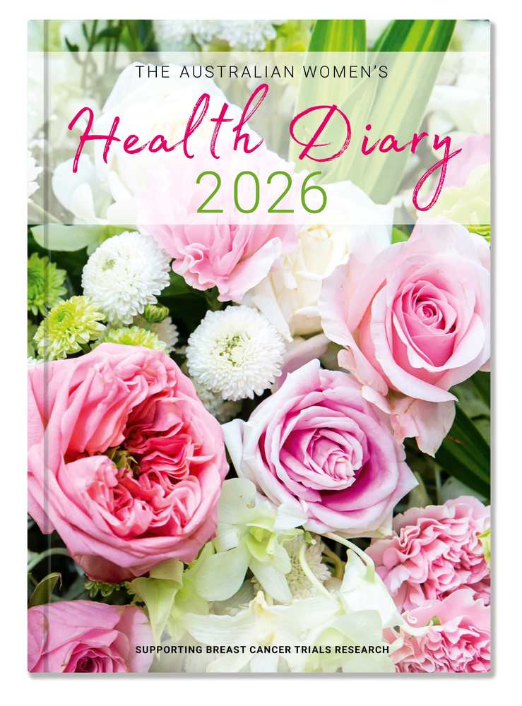 Australian Women's Health Diary 2026 book cover