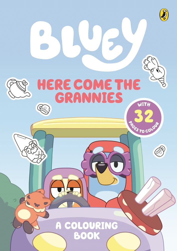 Bluey: Here Come the Grannies book cover