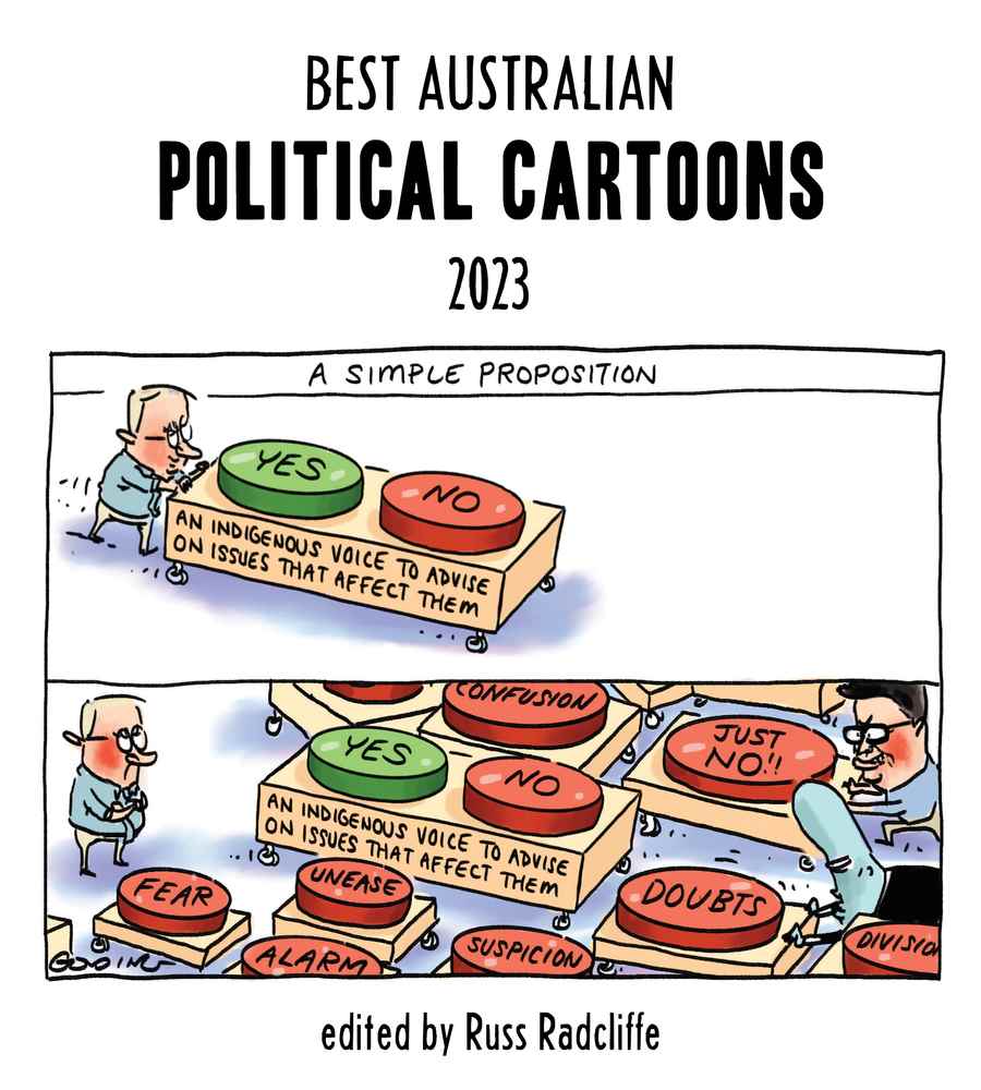 Best Australian Political Cartoons 2023 book cover