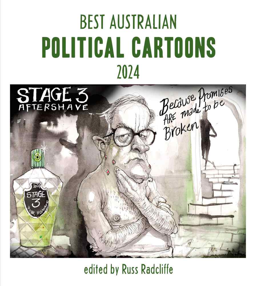 Best Australian Political Cartoons 2024 book cover