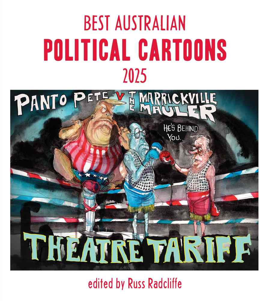 Best Australian Political Cartoons 2025 book cover