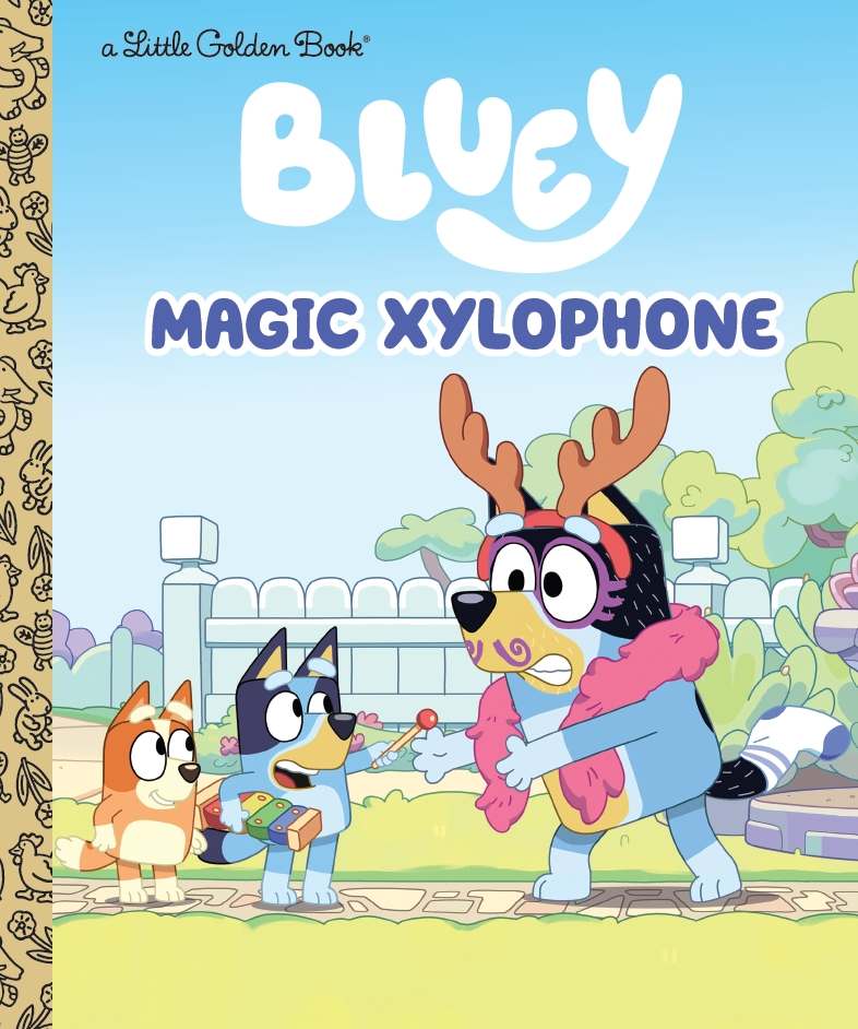 Bluey: Magic Xylophone: A Little Golden Book book cover