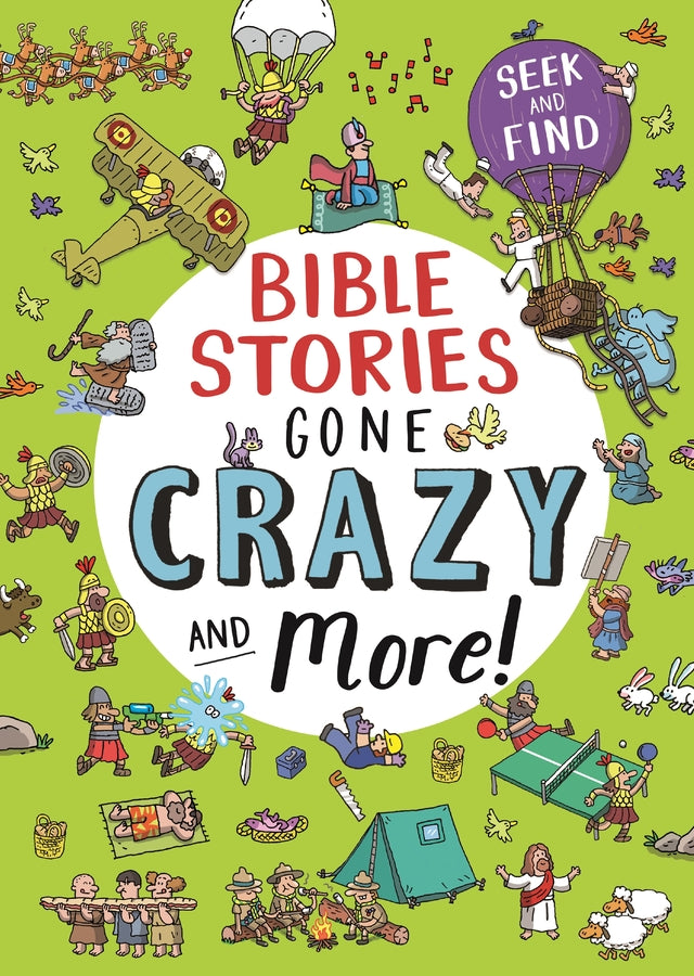 Bible Stories Gone Crazy and More: Seek and find cover
