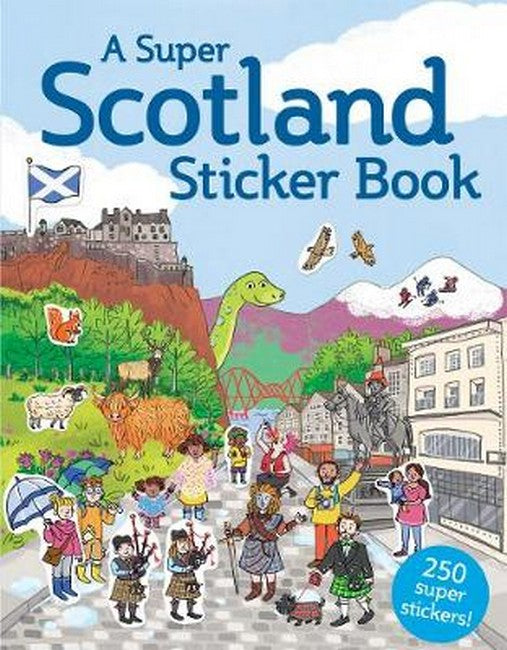 A Super Scotland Sticker Book cover