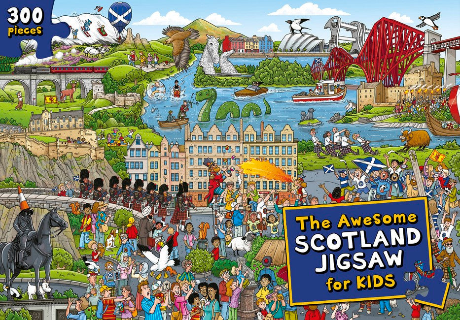 The Awesome Scotland Jigsaw for Kids cover