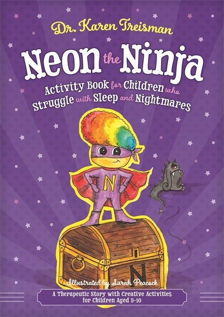 Neon the Ninja Activity Book for Children who Struggle with Sleep and Nightmares cover