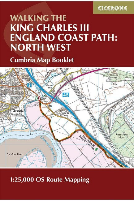 Walking the King Charles III England Coast Path: North West - Cumbria Map Booklet cover